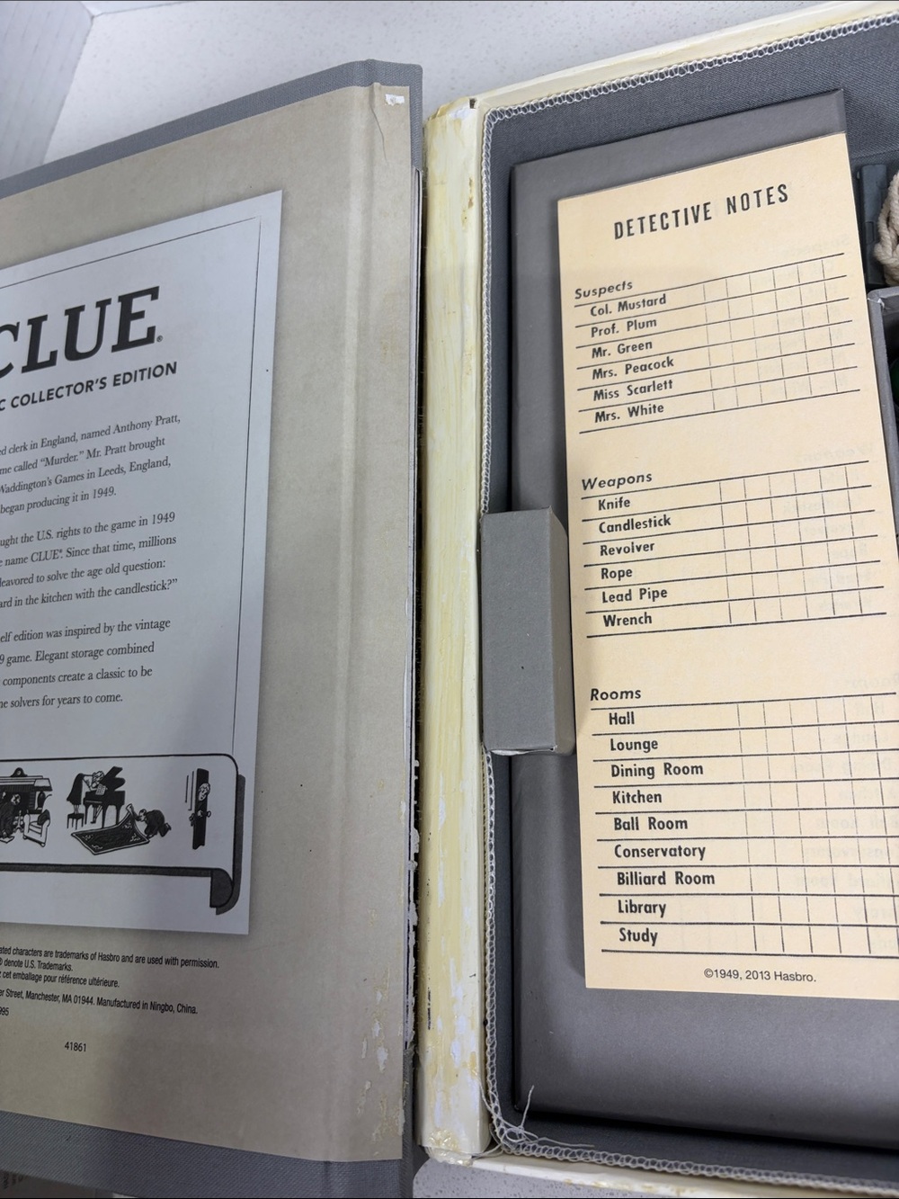 Vintage Clue Board Game Complete All Pieces Included As-Is Decor/Game - Picture 4 of 5